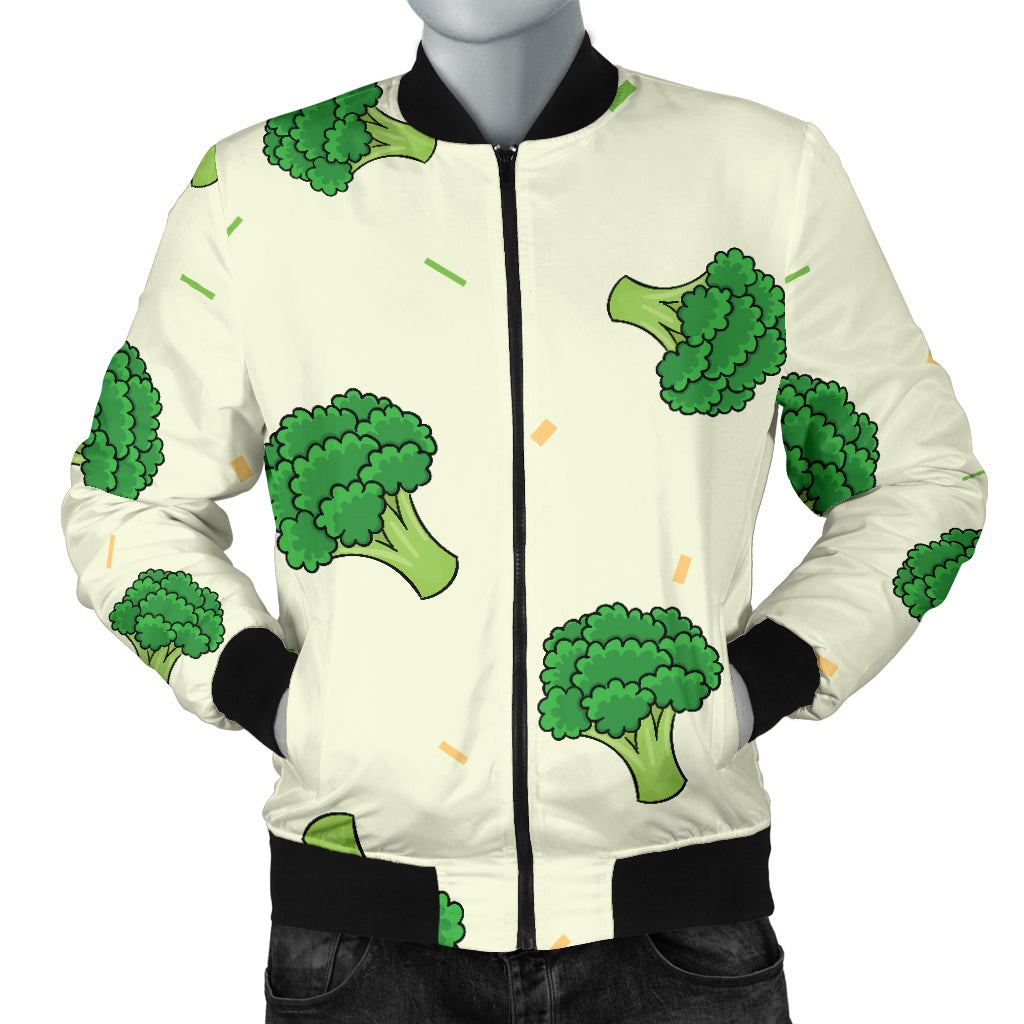 Broccoli Pattern Men’S Bomber Jacket