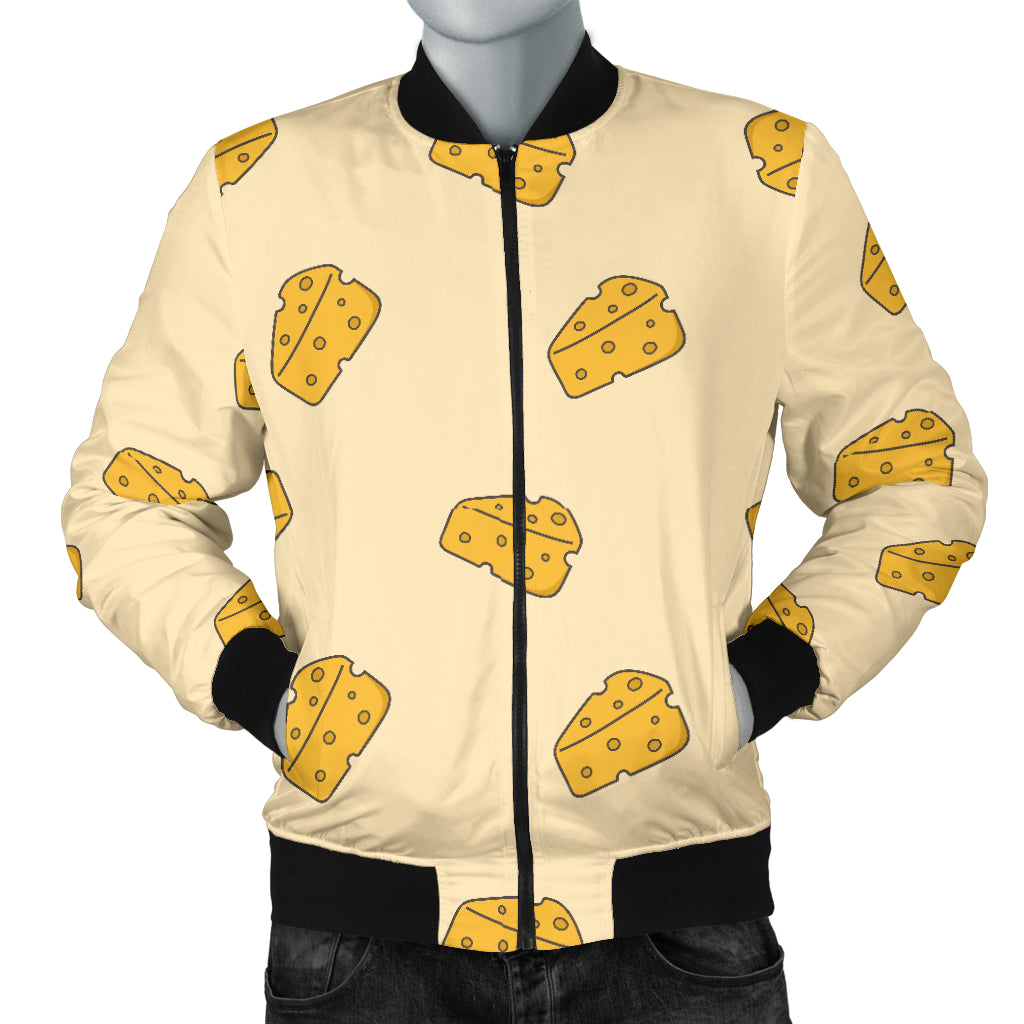 Cheese Pattern Men’S Bomber Jacket