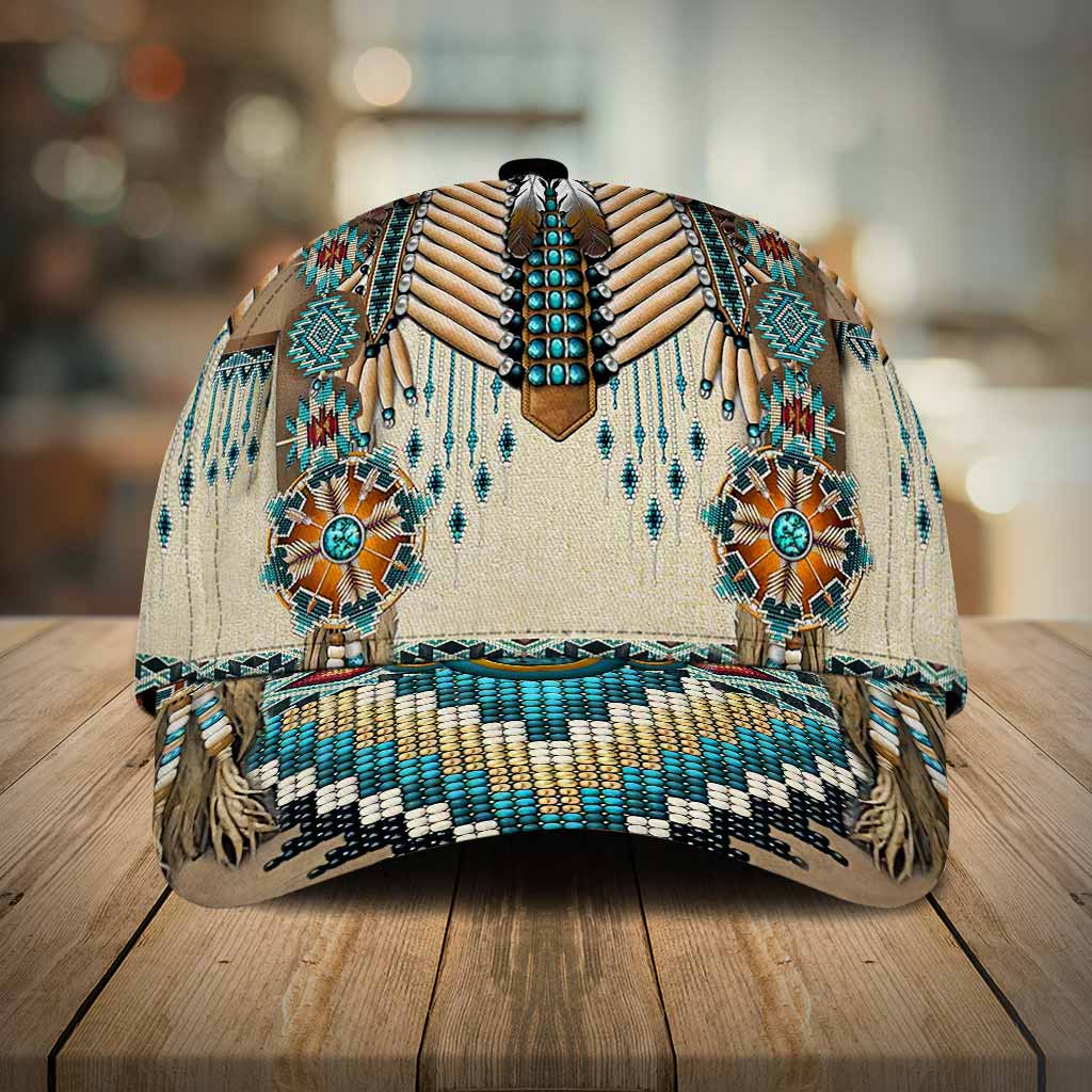 Native American Cap, Native American 3D Full Print Baseball Cap Hat CO0127